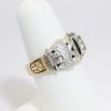 Picture of Vintage 10k Two-Tone Gold, Diamond & Enamel 32nd Degree Freemason's Ring