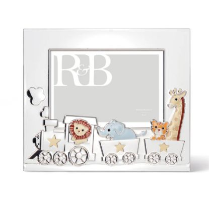Picture of Reed & Barton 'Animal Train' 5x7" Silver Plated Frame