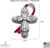 Picture of Towle 2023 Sterling Silver Cross Ornament, 31st Edition