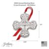 Picture of Gorham 2022 Annual Sterling Silver Cross Ornament - 9th Edition