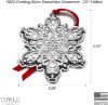 Picture of Towle 2022 Old Master Sterling Snowflake Ornament, 33rd Edition