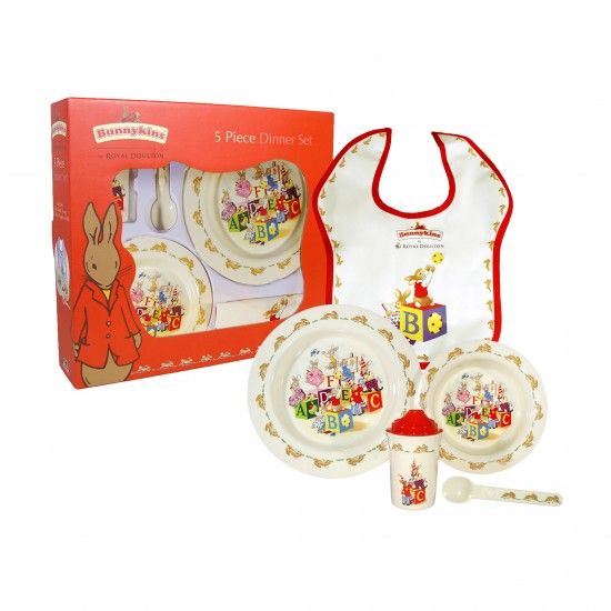 Picture of Bunnykins by Royal Doulton 5-Piece Melamine Dinner Set 
