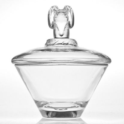 Picture of Godinger Crystal Ram's Head Covered Box