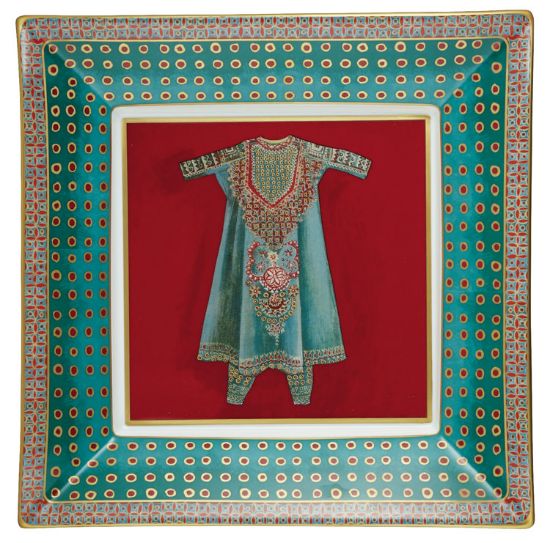 Picture of Raynaud Kimono Collection Large Candy Dish - Carmine