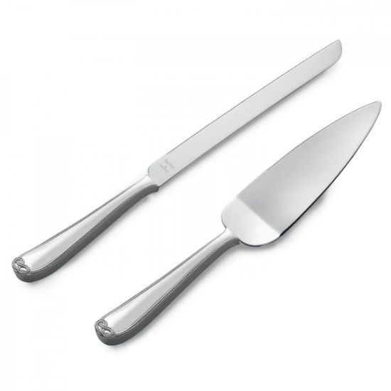 Picture of Vera Wang by Wedgwood Infinity Stainless Cake Knife & Server Set