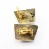 Picture of Vintage Mid Century Modernist Gilt Sterling Silver Earrings by Patricia Von Musulin