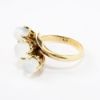 Picture of Antique 18k Gold & Triple Moonstone Cabochons Ring