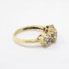 Picture of Antique 10k Yellow Gold & Old European Cut Diamond Clusters Ring