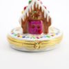Picture of Limoges Porcelain Gingerbread House Trinket Box with Surprise Candy Inside