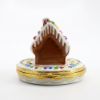 Picture of Limoges Porcelain Gingerbread House Trinket Box with Surprise Candy Inside