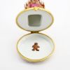 Picture of Limoges Porcelain Gingerbread House Trinket Box with Surprise Candy Inside