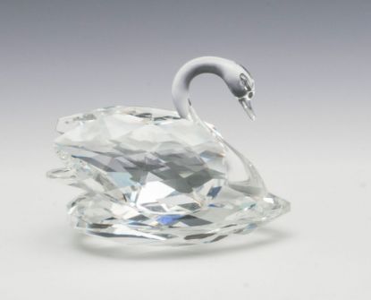 Picture of Swarovski - Large Swan with Lifted Feathers