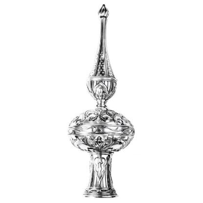 Picture of Zhivago Tree Topper Sterling Silver Christmas Ornament by Barrett + Cornwall