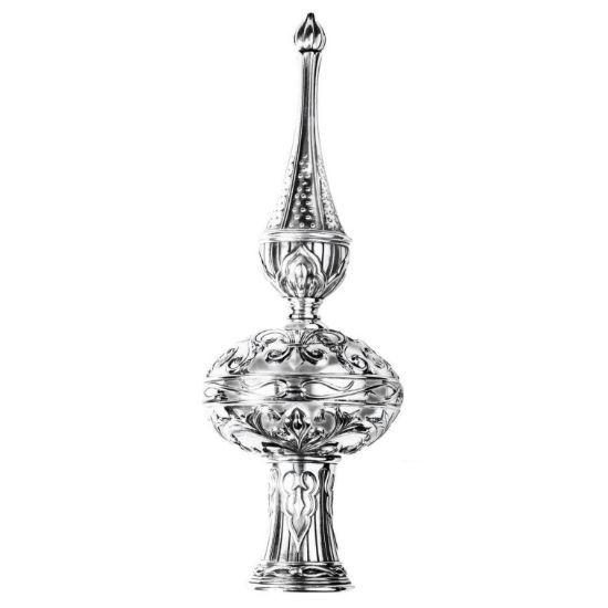 Picture of Zhivago Tree Topper Sterling Silver Christmas Ornament by Barrett + Cornwall
