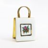 Picture of Limoges Porcelain 'Merry Christmas' Gift Bag Trinket Box with Surprise Present Inside
