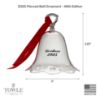 Picture of Towle 2025 46th Edition Pierced Bell Ornament, Silverplate