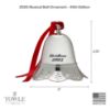 Picture of Towle 2025 Musical Bell"We Wish You a Merry Christmas",  45th Edition Silver Plated 