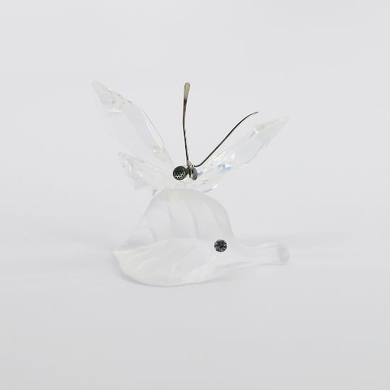Picture of Swarovski - Butterfly On Frosted Leaf