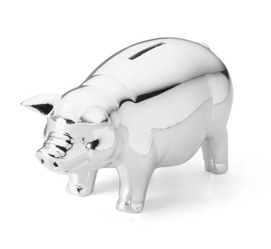 Picture of Reed & Barton Classic Silver Plated Piggy Bank