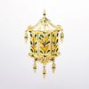 Picture of Vintage Trifari 'L'Orient' Enameled Lantern Brooch/Pendant