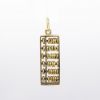 Picture of Vintage 14k Yellow Gold Abacus Charm with Moving Beads