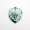 Picture of Vintage Sterling Silver & Enamel Lucky Charms Puffy Heart Charm