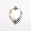 Picture of Vintage Sterling Silver & Green Enamel 'Home Sweet Home' Puffy Heart Charm