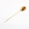 Picture of Antique Art Nouveau 14k Yellow Gold & Citrine Stick Pin