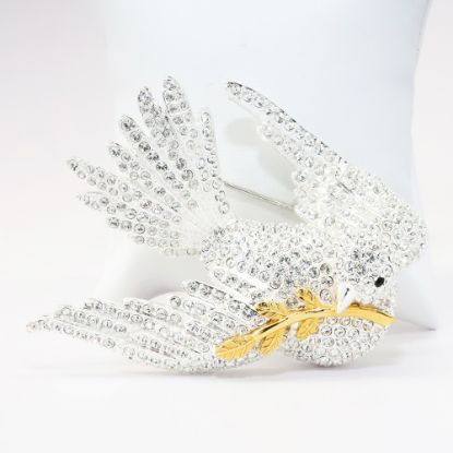 Picture of Vintage Joan Rivers Pavé Crystal 'Dove of Peace' Brooch