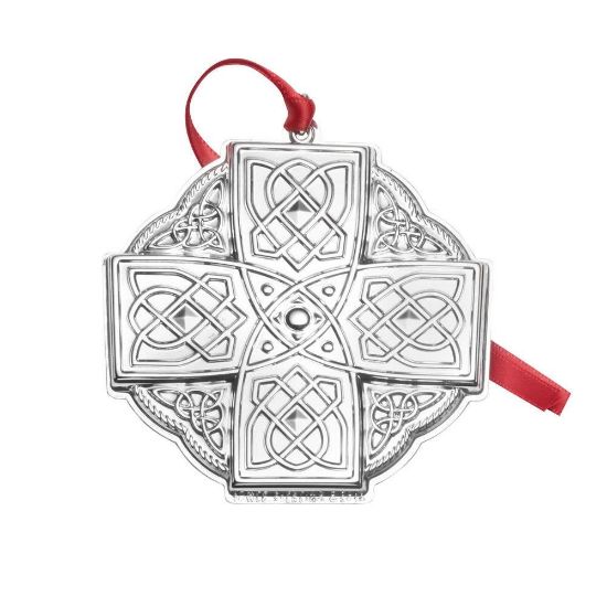 Picture of 2018 Towle Celtic Sterling Silver Christmas Holiday Ornament, 19th Edition