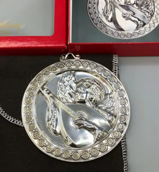 Picture of Gorham 1993 "Angel with Mandolin" Archive Ornament, in Box