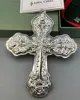 Picture of Kirk Stieff 2009 Sterling Silver 1st Edition Repousse Cross Ornament, with Box
