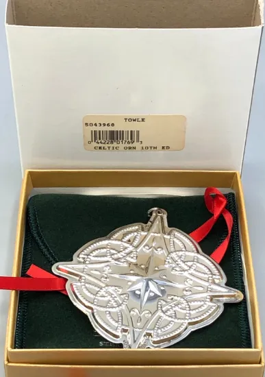 Picture of Towle 2009 Sterling Silver Celtic Star Ornament, with Box
