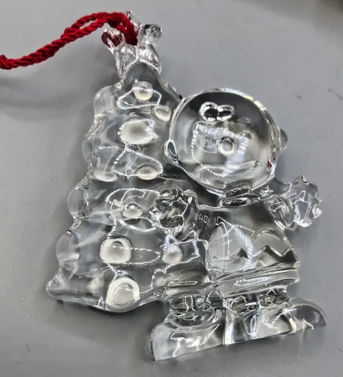 Picture of Waterford Peanuts Collection "Charlie Brown" Ornament, with Box