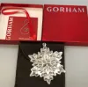 Picture of Gorham Sterling Silver 2010 Annual Snowflake Ornament, with box