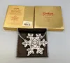 Picture of Gorham Sterling Silver 2003 Annual Snowflake Ornament, with box
