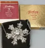Picture of Gorham Sterling Silver 2000 Annual Snowflake Ornament, with box