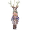 Picture of Jay Strongwater Santa's Reindeer 'Dasher' Blown Glass Ornament - First in Series 