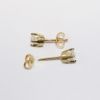 Picture of 14k Yellow Gold .63CTW Round Brilliant Diamond Studs 