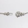 Picture of 14k White Gold Diamond Flower Necklace 