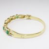 Picture of 14k Yellow Gold Emerald, Opal & Diamond Bracelet 