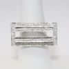 Picture of 18k White Gold Diamond Abstract Ring 