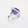 Picture of 18k White Gold Tanzanite & Diamond Ring 