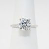 Picture of 14k White Gold 1.45CT Diamond Solitaire Engagement Ring 