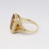 Picture of 14k Yellow Gold Citrine & Diamond Ring 