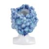Picture of Vietri Sicilian Heads Vase - Blue Bubbles