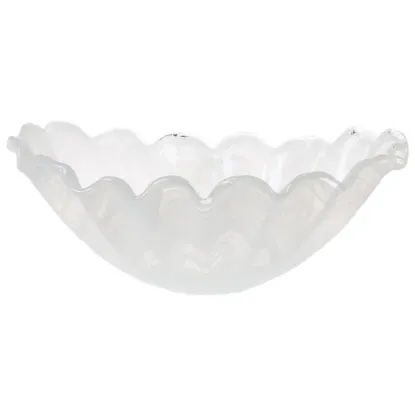 Picture of Vietri Onda Glass White Centerpiece Bowl