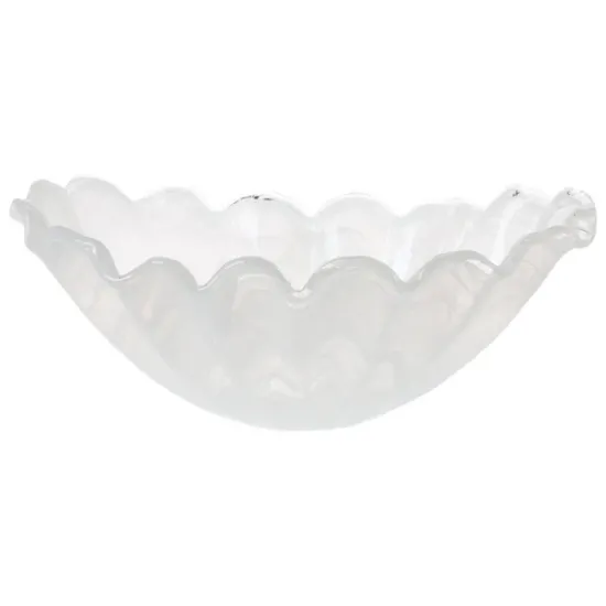 Picture of Vietri Onda Glass White Centerpiece Bowl