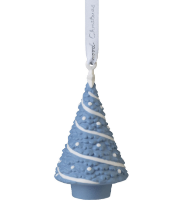 Picture of Wedgewood porcelain "Christmas Tree" Ornament, Brand New in Box