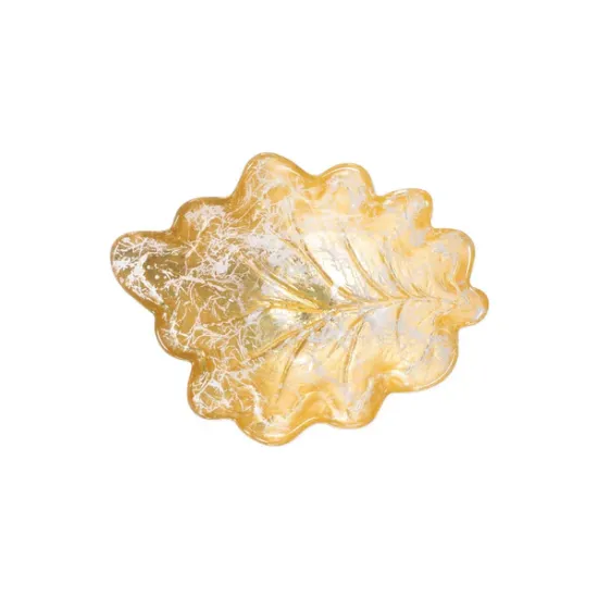 Picture of Vietri Moon Glass Medium Leaf Bowl